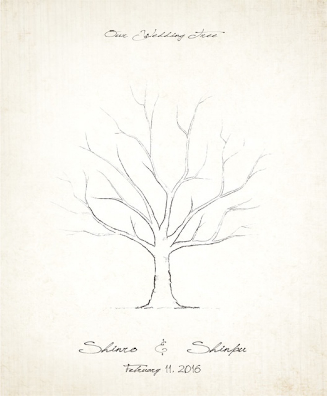ウェディングツリーのイラスト