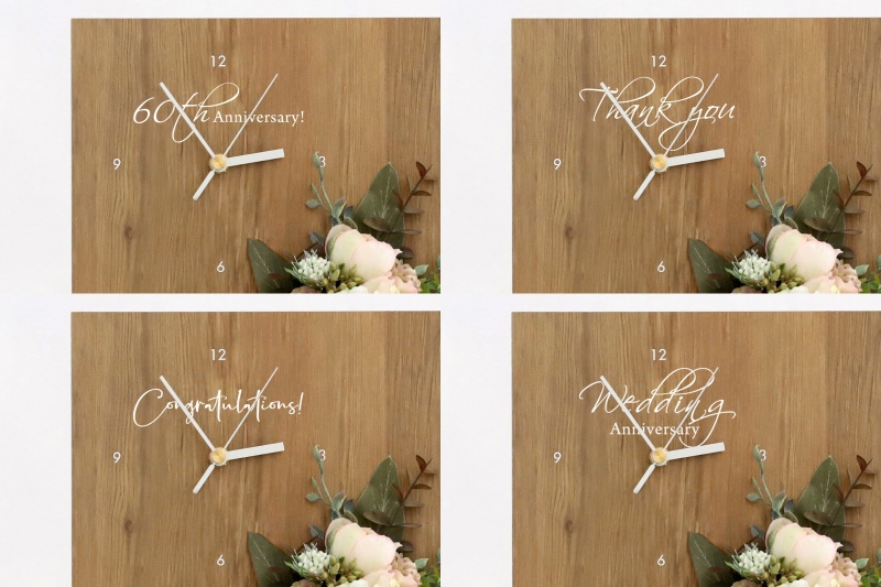 結婚式の記念品や結婚祝いの印字例イメージ