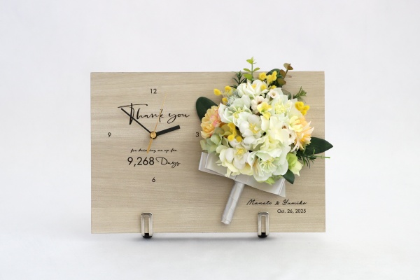 再販color選べます♡結婚祝い♡新築祝い♡退職祝い♡花時計♡受注制作リボン時計 再販color選べます♡結婚祝い♡新築祝い♡退職祝い♡花時計